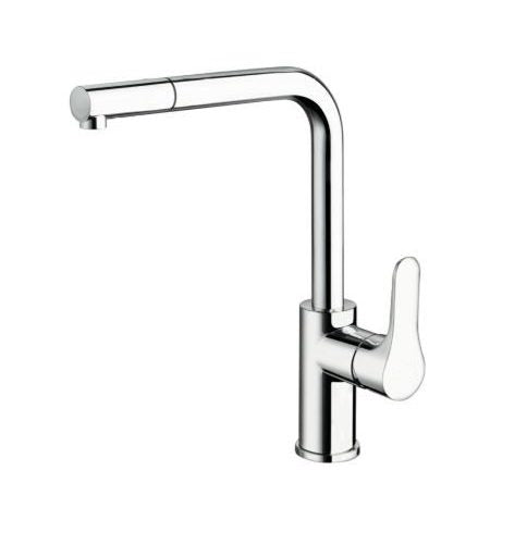 Fly – Monocomando lavello 90° doccia estraibile