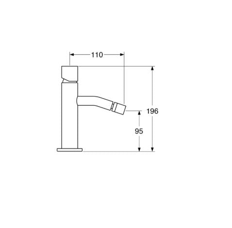 Amalia – Monocomando bidet senza scarico e varie rifiniture