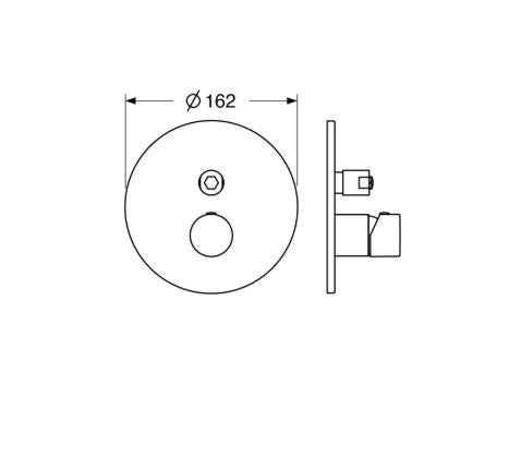 Amalia – Monocomando doccia incasso con deviatore e varie rifiniture