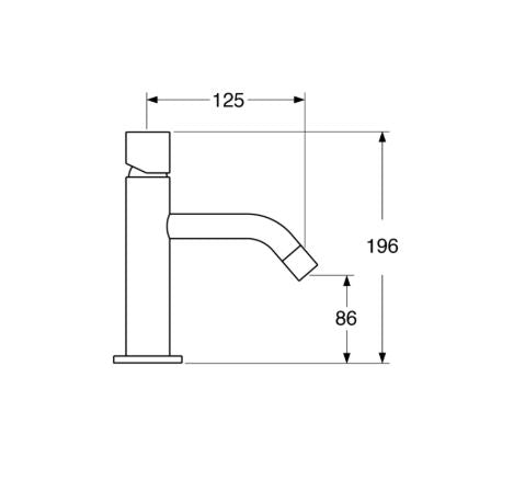 Amalia – Monocomando lavabo senza scarico con varie rifiniture