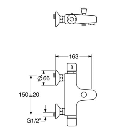 Termostatico – Miscelatore termostatico vasca