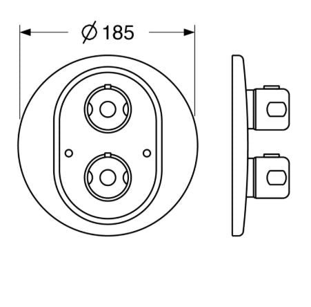 Termostatico – Miscelatore termostatico ad incasso