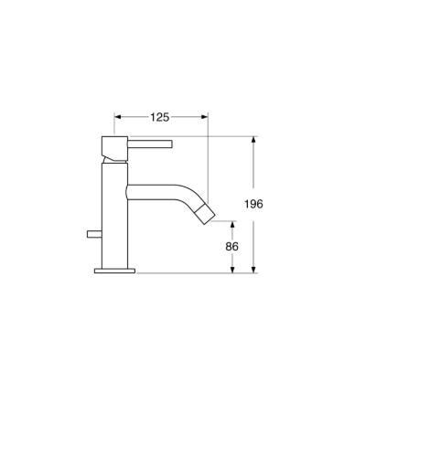 Micron - Monocomando lavabo con scarico e varie rifiniture
