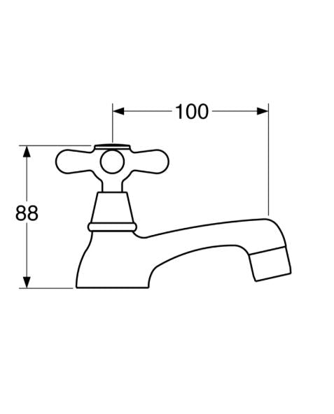 Maya - Rubinetto collo cigno 1/2" con varie rifiniture