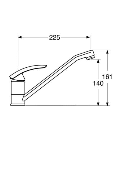 Smart - Monocomando lavello monoforo