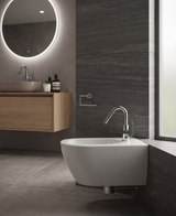Line - Monocomando bidet leva laterale con scarico a pressione
