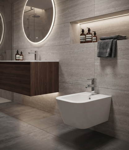 Quarzo - Monocomando bidet con scarico