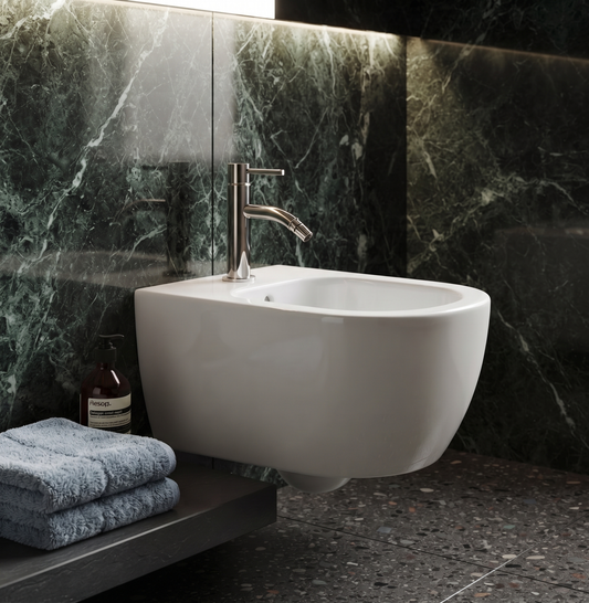 Micron - Monocomando bidet senza scarico con varie rifiniture