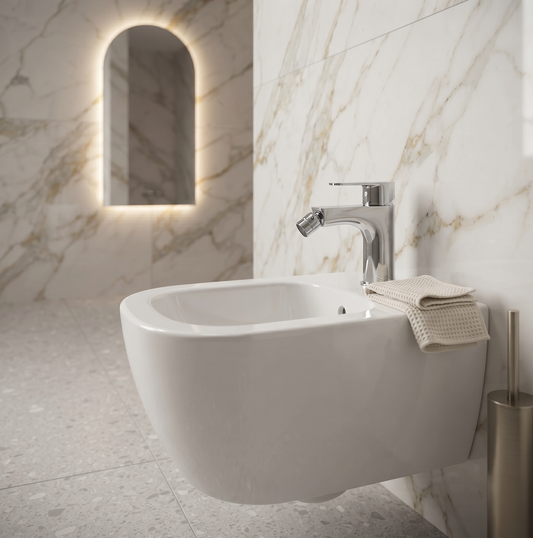 Line - Monocomando bidet senza scarico