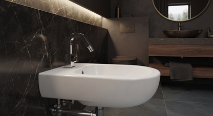 Rubino – Monocomando bidet leva laterale con varie rifiniture senza scarico