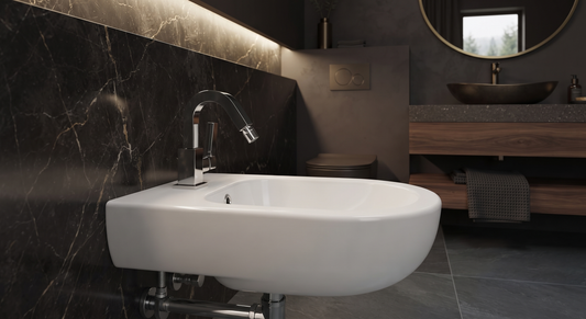 Rubino – Monocomando bidet leva laterale con varie rifiniture senza scarico