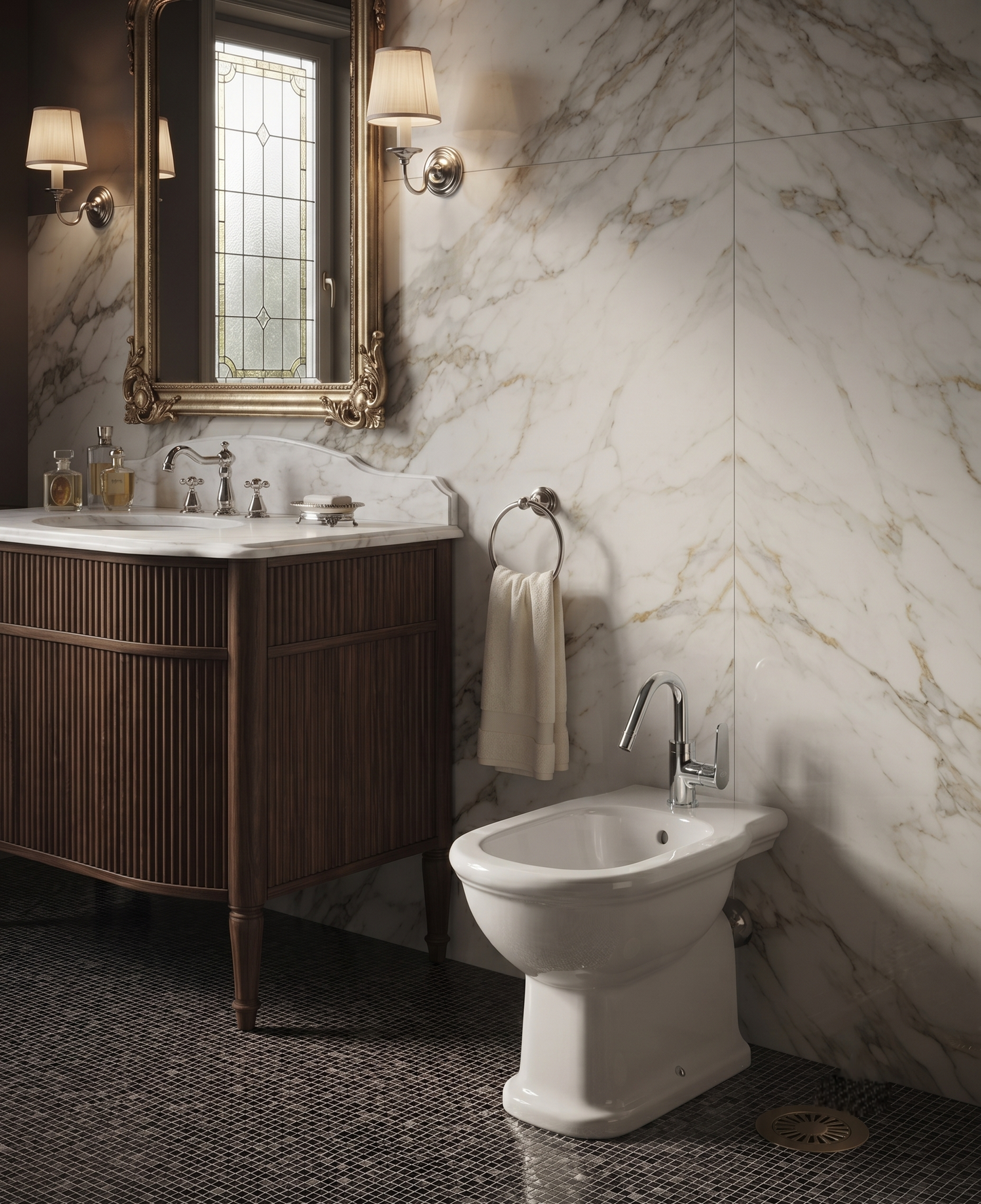 Line - Monocomando bidet leva laterale senza scarico