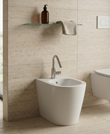 Amalia – Monocomando bidet leva laterale con scarico a pressione e varie rifiniture
