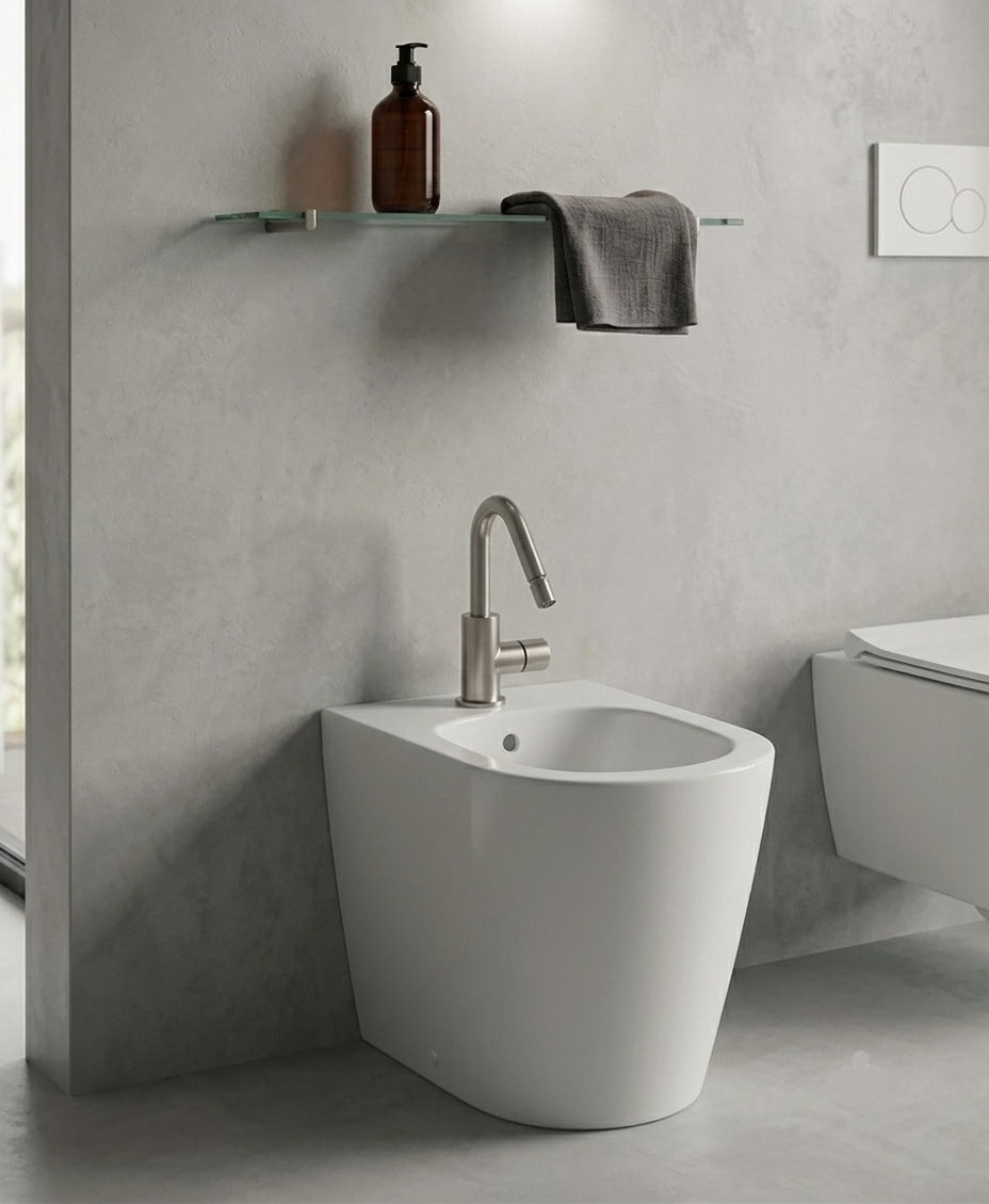 Amalia – Monocomando bidet leva laterale senza scarico con varie rifiniture