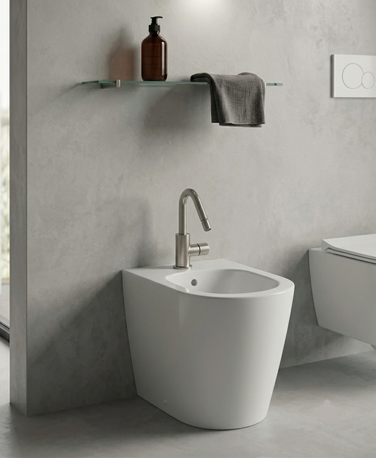 Amalia – Monocomando bidet leva laterale senza scarico con varie rifiniture