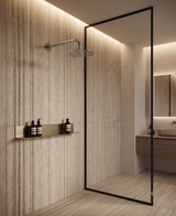 Shower & Wellness - Braccio doccia con soffione anticalcare in acciaio di varie misure e rifiniture