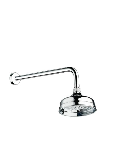 Shower & Wellness - Braccio doccia con soffione Maya da Ø150 mm con varie rifiniture