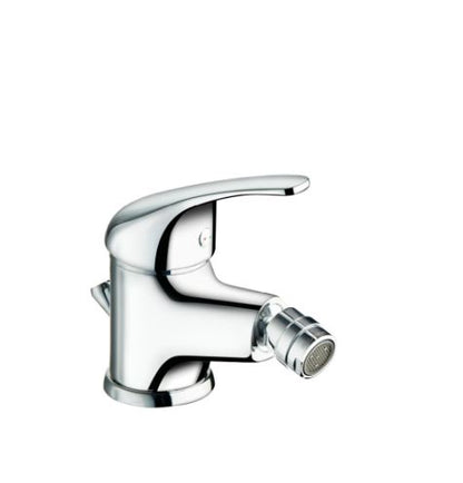 Ciao - Monocomando bidet con scarico e base in pvc cromata