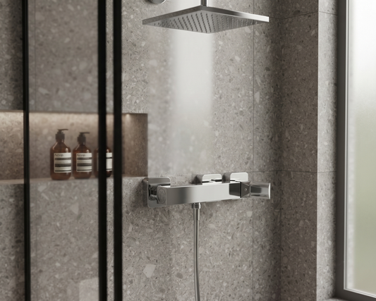 Rubino – Monocomando doccia esterno senza duplex con varie rifiniture