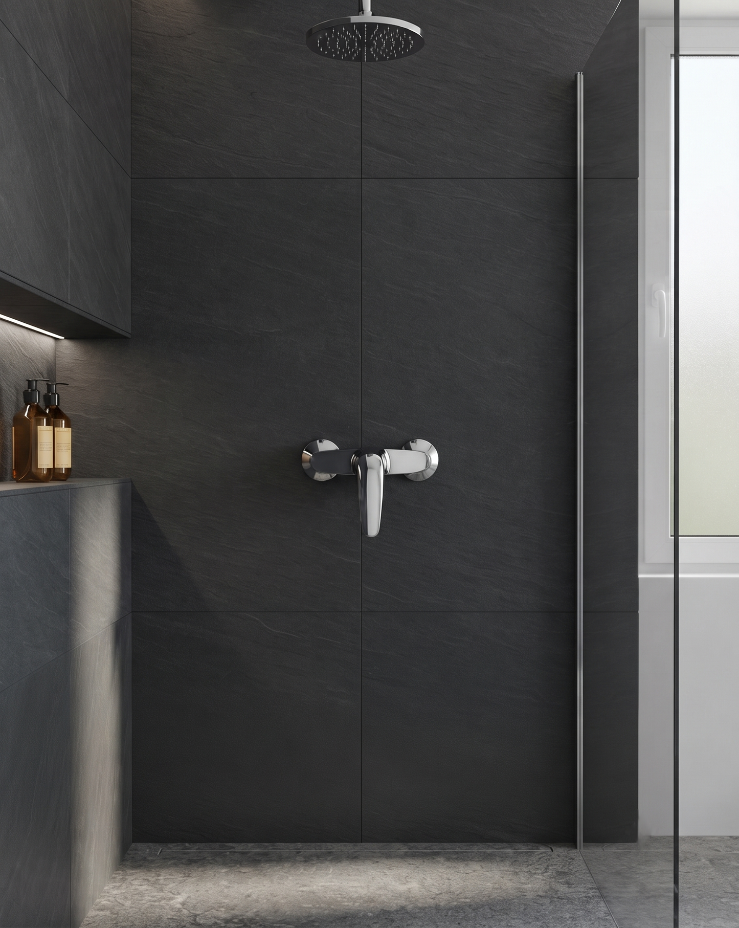 Smart - Monocomando doccia esterno frontale senza duplex