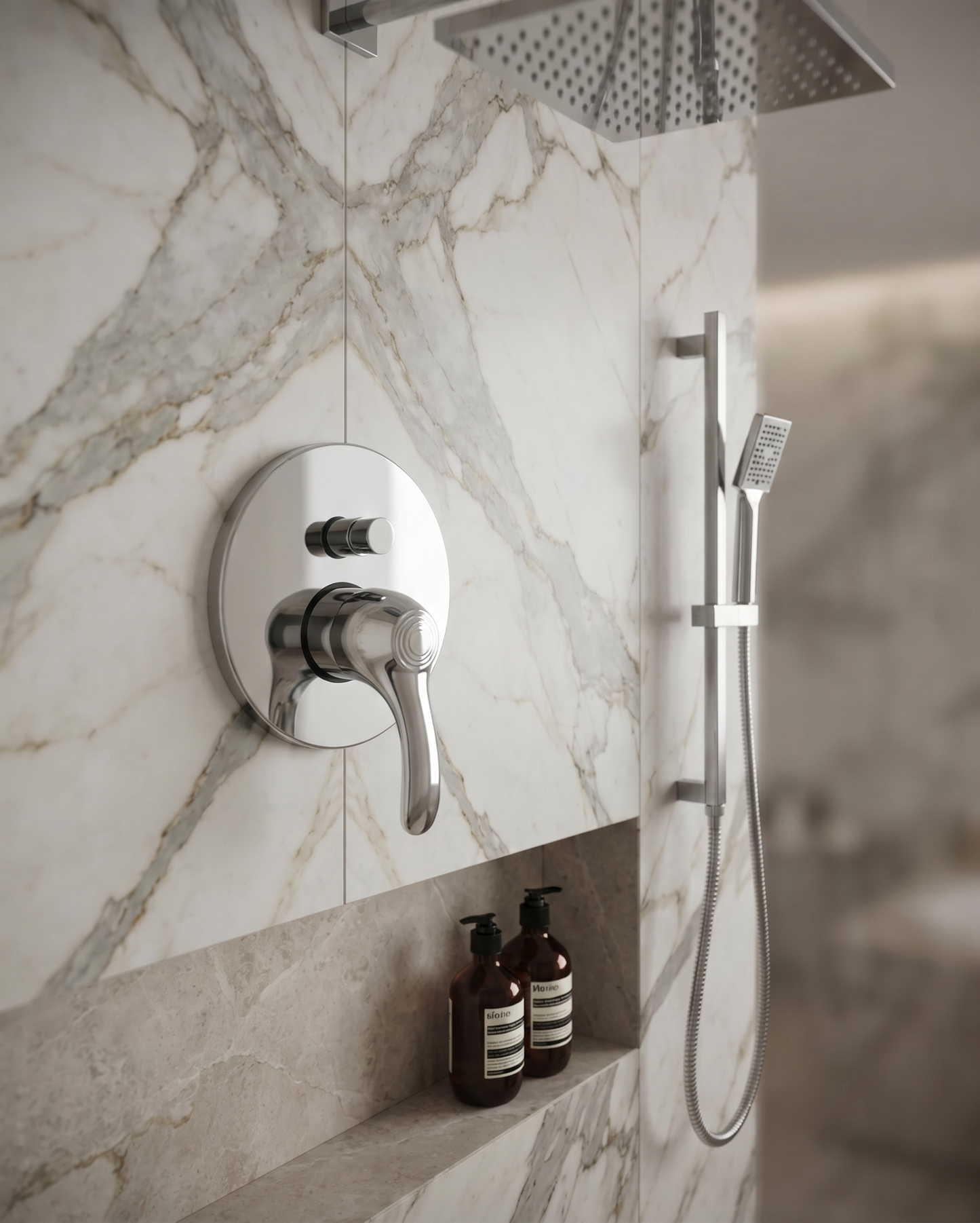 Elite – Monocomando doccia incasso con deviatore e varie rifiniture