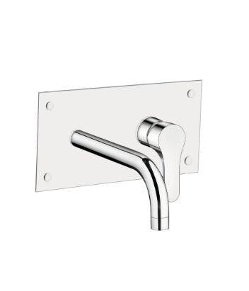 Fly – Monocomando lavabo da incasso con scarico a pressione e varie rifiniture