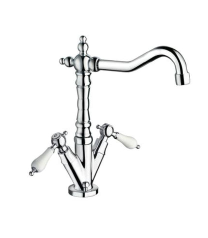 Iris – Monoforo lavabo con scarico e viarie rifiniture