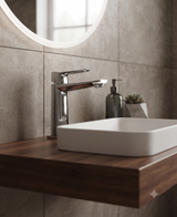 Rubino – Monocomando lavabo con varie rifiniture e con scarico a pressione