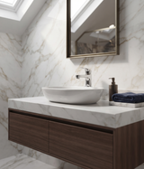 Ciao - Monocomando lavabo con scarico e base in pvc cromata