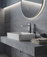 Quarzo - Monocomando lavabo prolungato senza scarico