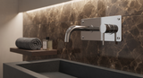 Micron - Monocomando lavabo da incasso con scarico a pressione e varie rifinitura