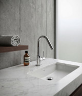 Micron - Monocomando lavabo leva laterale con scarico a pressione e varie rifiniture
