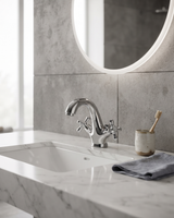 Maya - Monoblocco lavabo con scarico e varie rifiniture