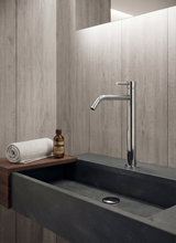 Micron - Lavabo prolungato con scarico a pressione e varie rifiniture