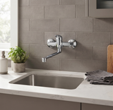 Smart - Monocomando lavello a muro con canna piatta da 20cm