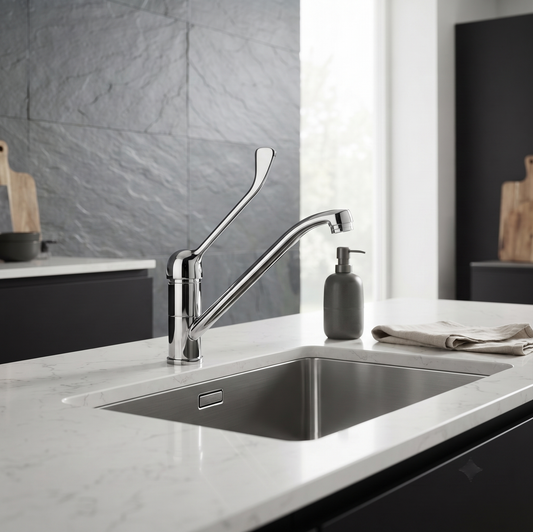 Fly – Monocomando lavello leva clinica con varie rifiniture