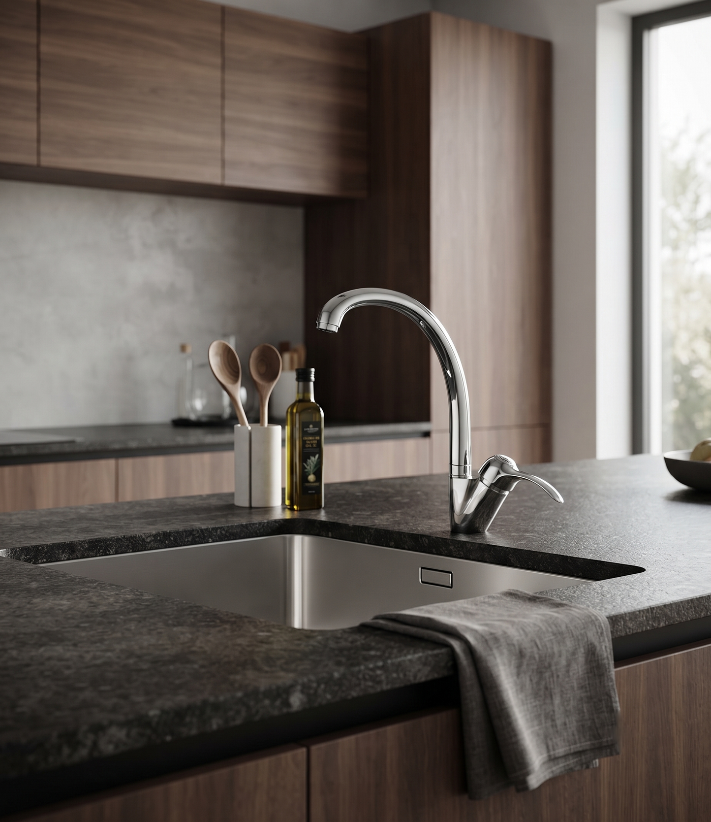 Elite – Monocomando lavello leva laterale con varie rifiniture