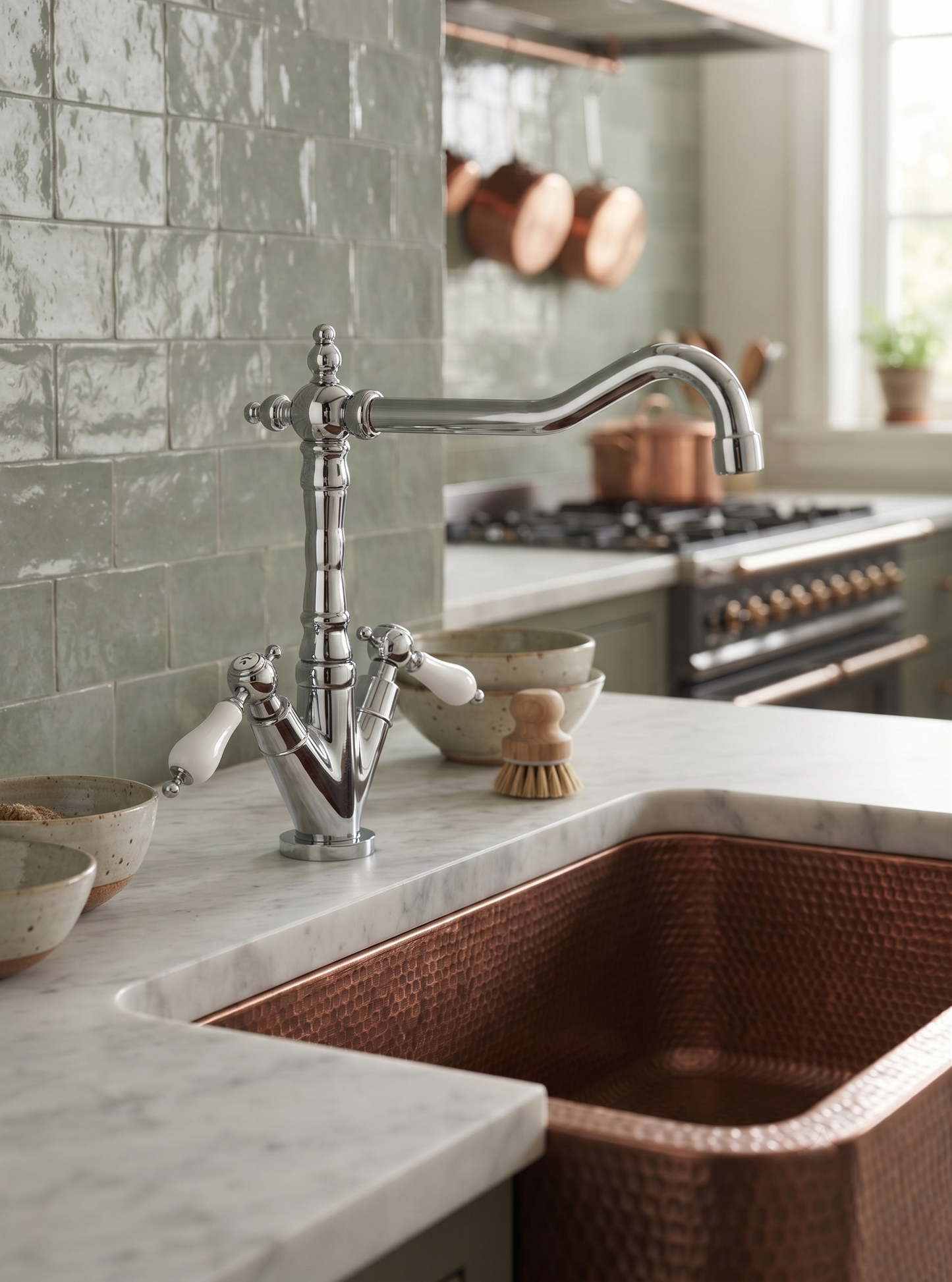 Iris – Monoforo cucina con viarie rifiniture
