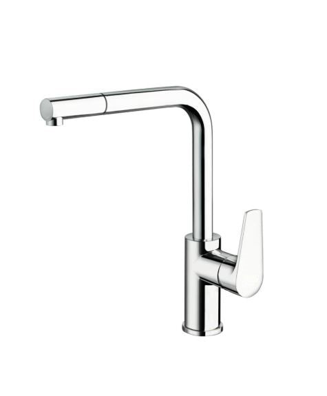 Line - Monocomando lavello doccia estraibile "pull-out" con varie rifiniture
