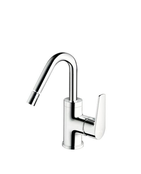 Line - Monocomando bidet leva laterale con scarico a pressione