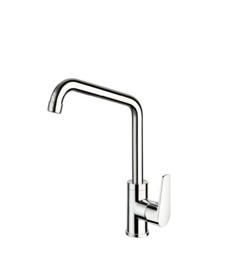 Line - Monocomando lavello leva laterale canna a L