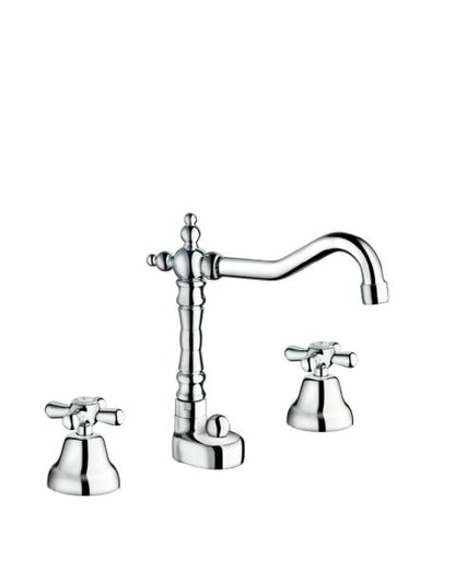 Maya - Batteria lavabo decò con scarico e varie rifiniture