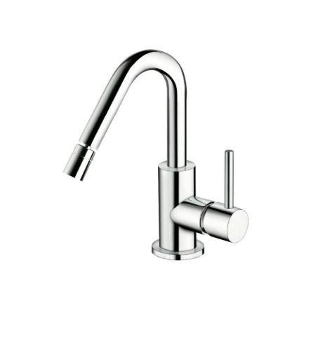 Micron - Monocomando bidet leva laterale con scarico a pressione e varie rifiniture