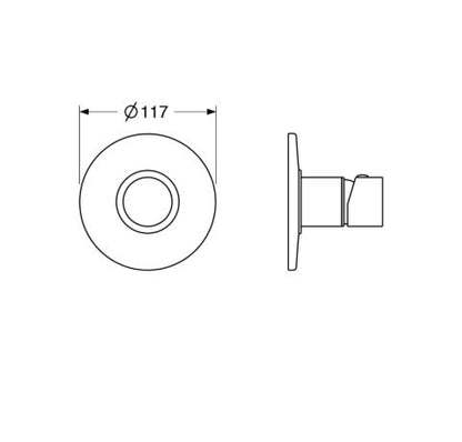 Amalia – Monocomando doccia incasso con varie rifiniture
