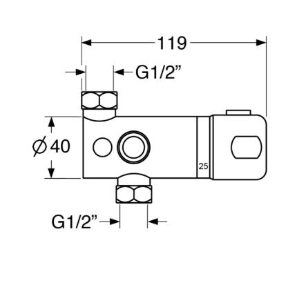 Termostatico – Miscelatore termostatico esterno