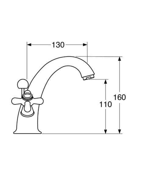 Maya - Monoblocco lavabo con scarico e varie rifiniture