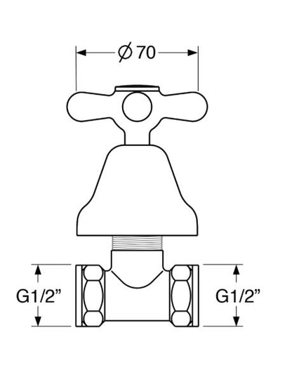 Maya - Rubinetto arresto incasso 1/2" con varie rifiniture