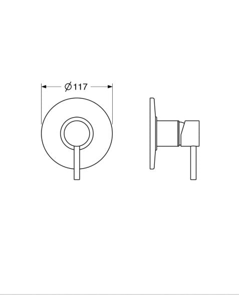 Micron - Monocomando doccia da in casso con varie rifiniture