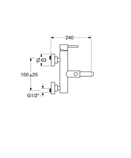 Micron - Monocomando vasca senza duplex con varie rifiniture