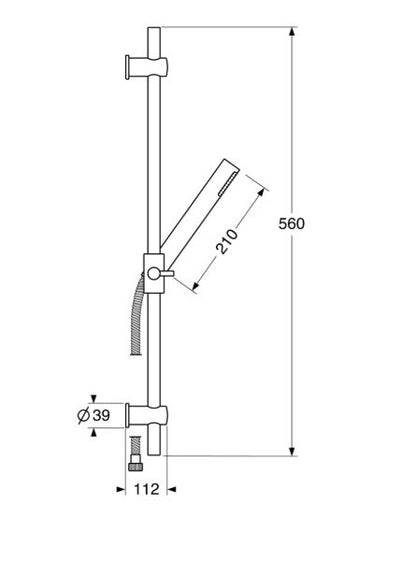 Shower & Wellness - Saliscendi Micron / Amalia con varie rifiniture